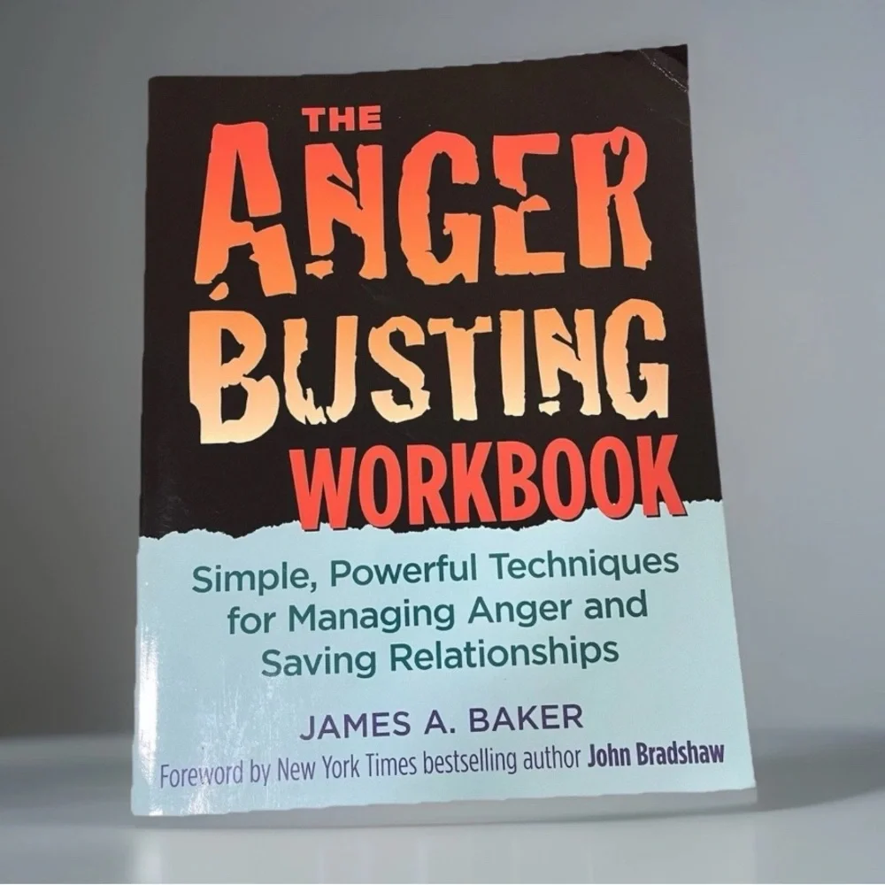 The Anger Busting Workbook Simple Powerful Techniques by James A. Baker VGC